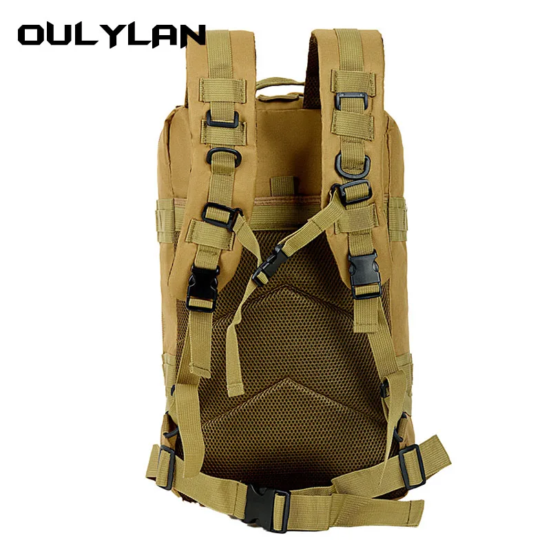 Backpack Capacity Bag Outdoor Male 3P Military Molle Camping High 35L Tactical Mountaineering Hiking Rucksack Medium Size