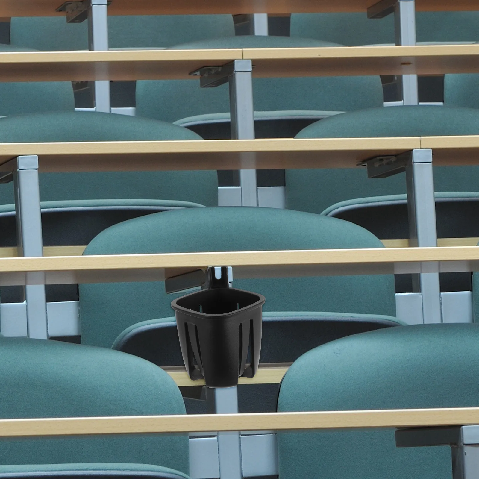 Chair Cup Holder Plastic Square Rack for Auditorium Conference Theater Seating Public Drink Storage Beverage Organizer Accessory