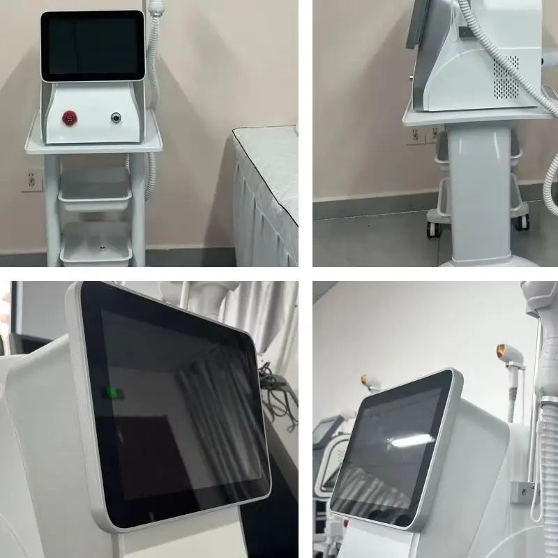 

808nm Diode Lase Hair Removal Machine 5000W Alexandrit 10 Bars Permanent Painless Physical Underarm Body Care Dehairer Equipment