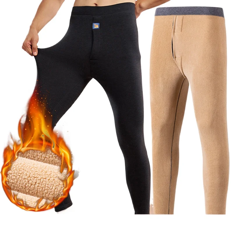 

Thermal Underwear Men's Winter Clothes Fleece Keep Warm Pants Soft comfortable Underpants Sleepwear Breathable Thermo Leggings