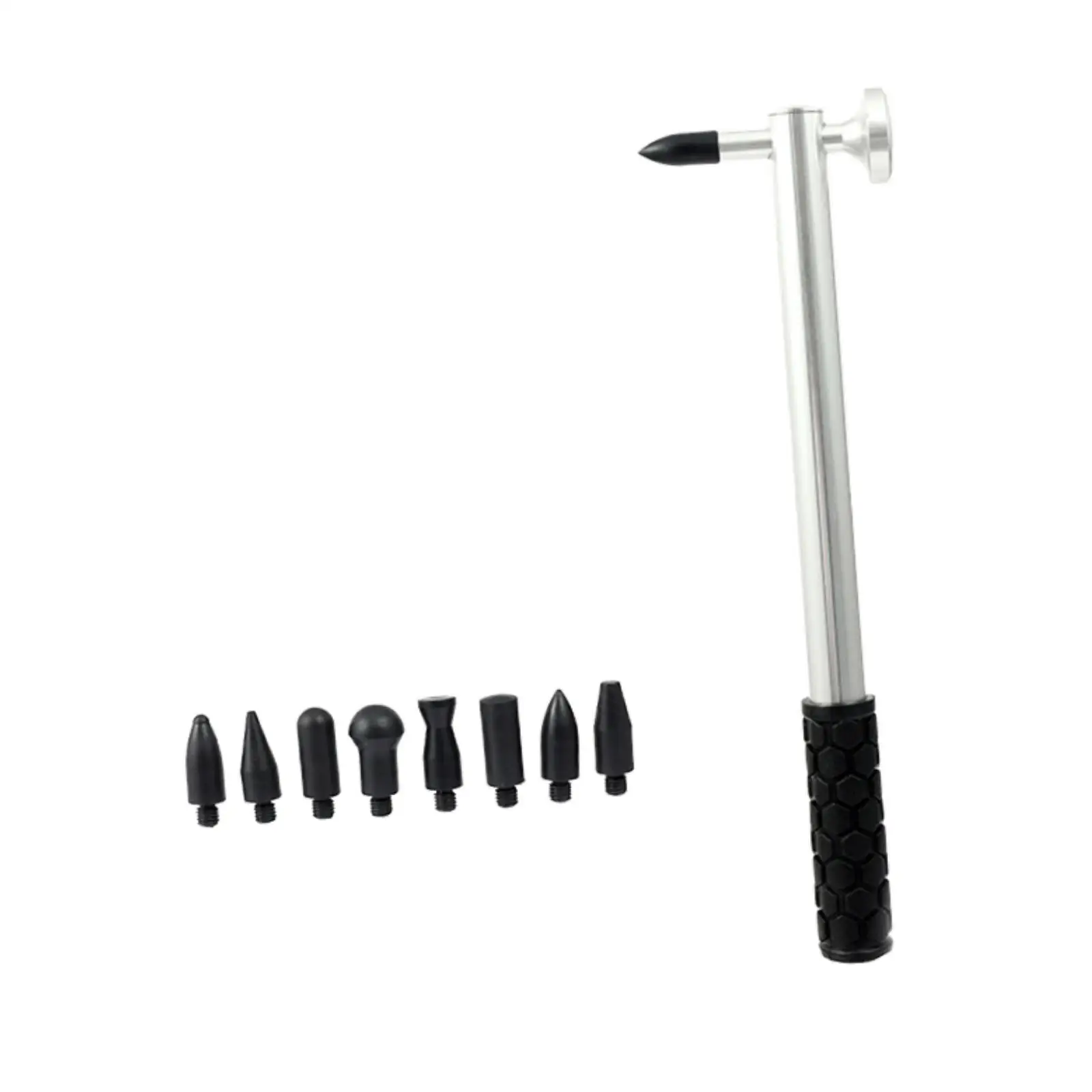 Kit de martillo para reparación de abolladuras de carrocería, herramienta de reparación de carrocería fácil de usar para fijación de abolladuras de coche sin esfuerzo, imperfecciones, abolladuras pequeñas