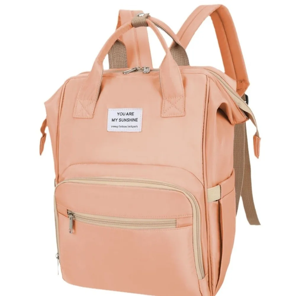 Portable Mommy Bag Multi-Functional Large Capacity Baby Diaper Backpack Lightweight Foldable Mom's Outting Bag Travel