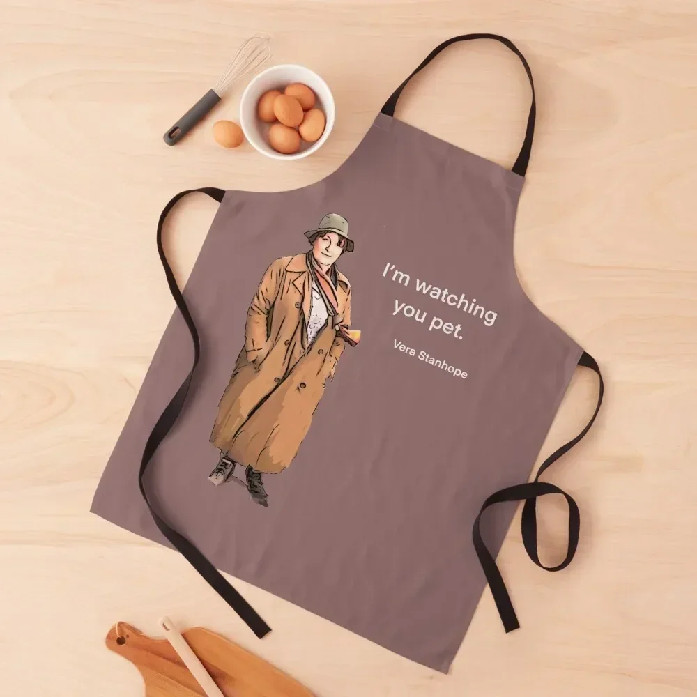 

DCI Vera Stanhope: I'm watching you pet. Apron Custom Things For Kitchen Customizable Things For Home And Kitchen Apron