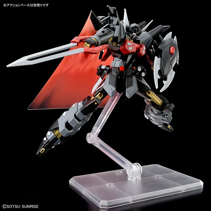 В наличии оригинальная Bandai HG 1/144 Black Knight Squad Shi-Ve.a Gundam Seed Freedom в сборе, аниме, экшн-фигурка, модель, игрушки, подарки