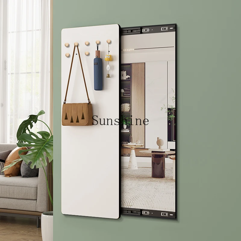 Invisible full-length mirror Wall-mounted jewelry storage mirror cabinet Wall-mounted mirror