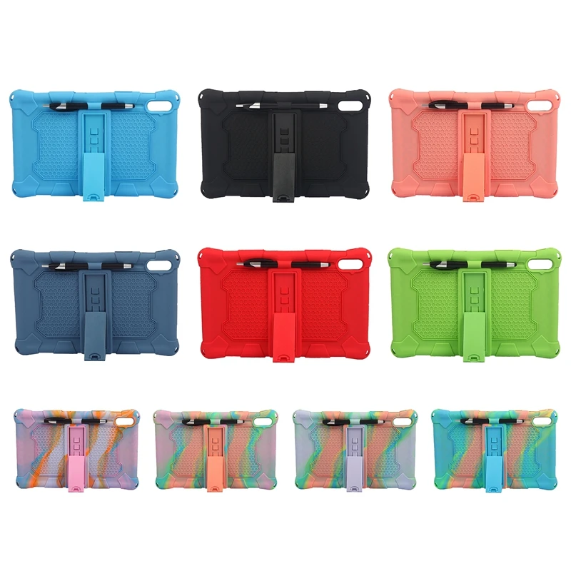 Silicone Case For Samsung Galaxy Tab S7 11Inch 2020 T870/T875 Tablet Case Anti-Drop Case Tablet Stand With Pen