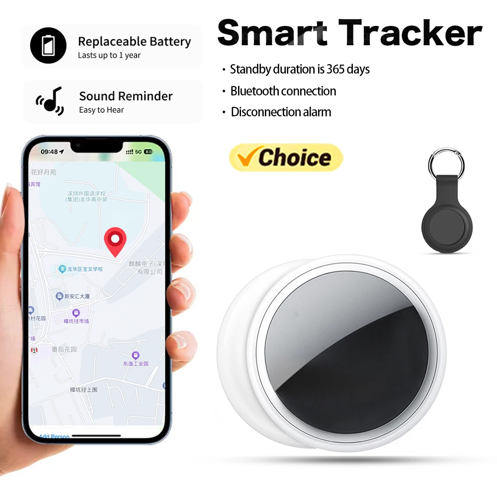 

Умный Bluetooth GPS-трекер Airtag работает с Apple Find My APP ITag Anti Lost Locator Pet Finder Air Tags для IOS