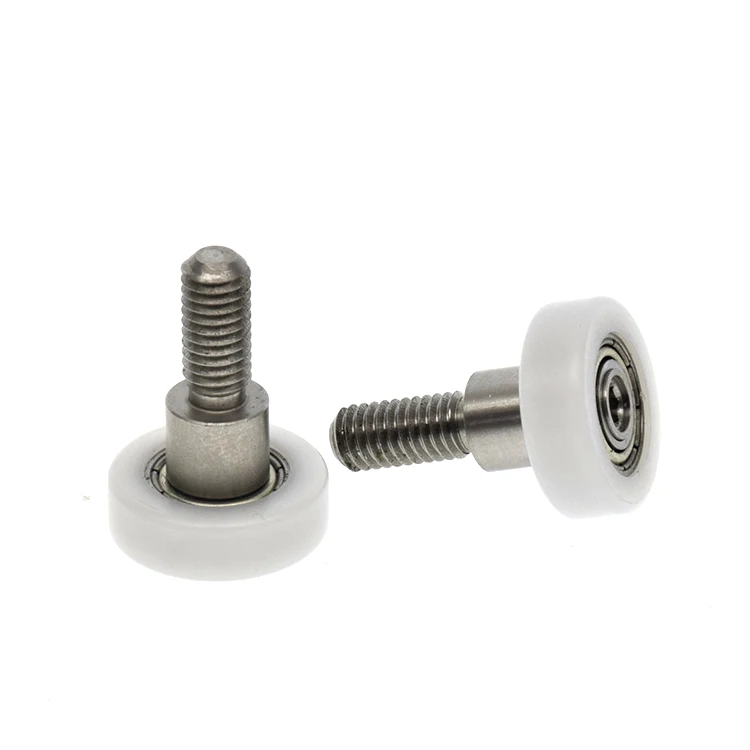 Extensión de rosca de tornillo M6 personalizada, polea de rodamiento 666, 22 rodillos, 19, tornillo de rueda guía, tornillo de eje de 14mm no estándar, 1 ud.