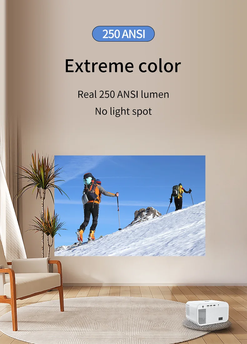ZXY Factory Mini Video Led Projector 4k CY900 1080p Smart Android