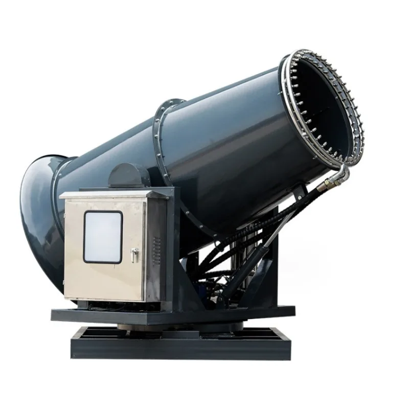 80M Environmental Dust Control Water Mist Sprayer Stainless Steel Tractor Mounted Fog Cannon For Construction Mine Quarry