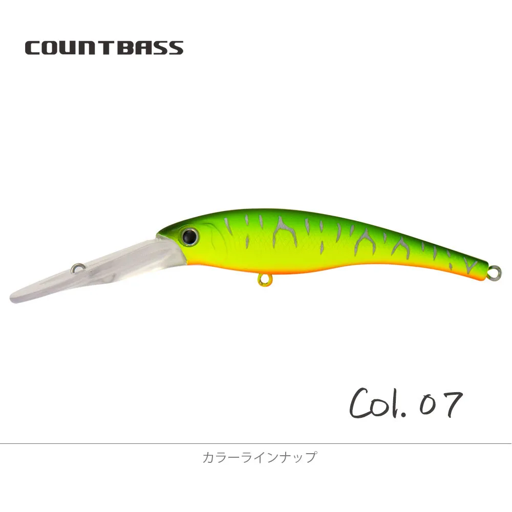 COUNTBASS Kurbelköder 90 mm 3-1/2" 13 g 1/2 oz. Tauchen 5 m 16 Fuß Angeln Kunststoff Shad Wobbler Barsch Leurre Angler's Hardbait Köder – Detail 19