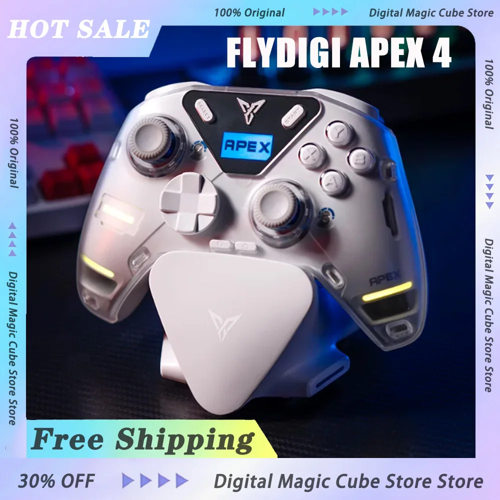 

Flydigi Apex 4 Original Wireless Gaming Controller Apex4 Precision Control Immersive Vibration Suporte Switch For PC TV Mobile