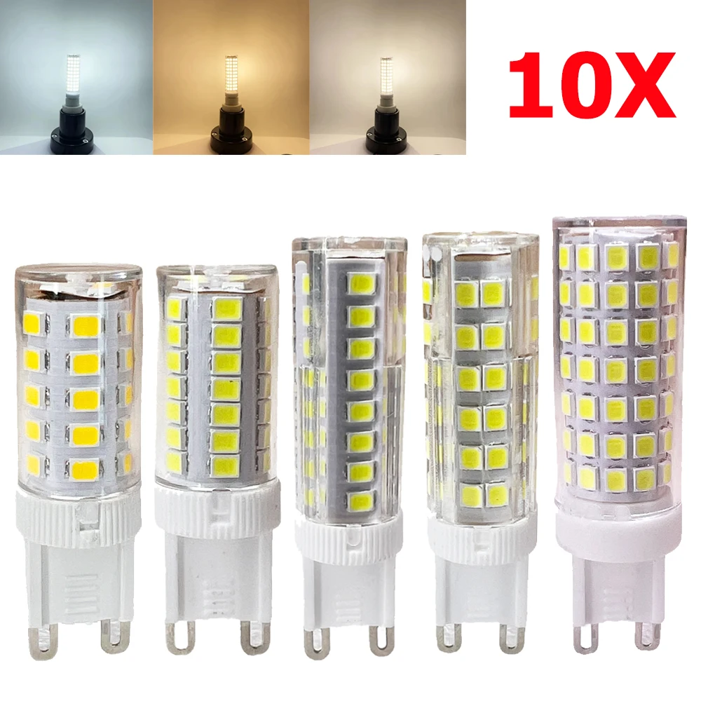 10/20 pcs 7W 9W 12W 15W 18W LED Light Bulb G9 220V 2835SMD Corn Bulbs 3000K 4500K 6500K White Lamp for Home Lighting