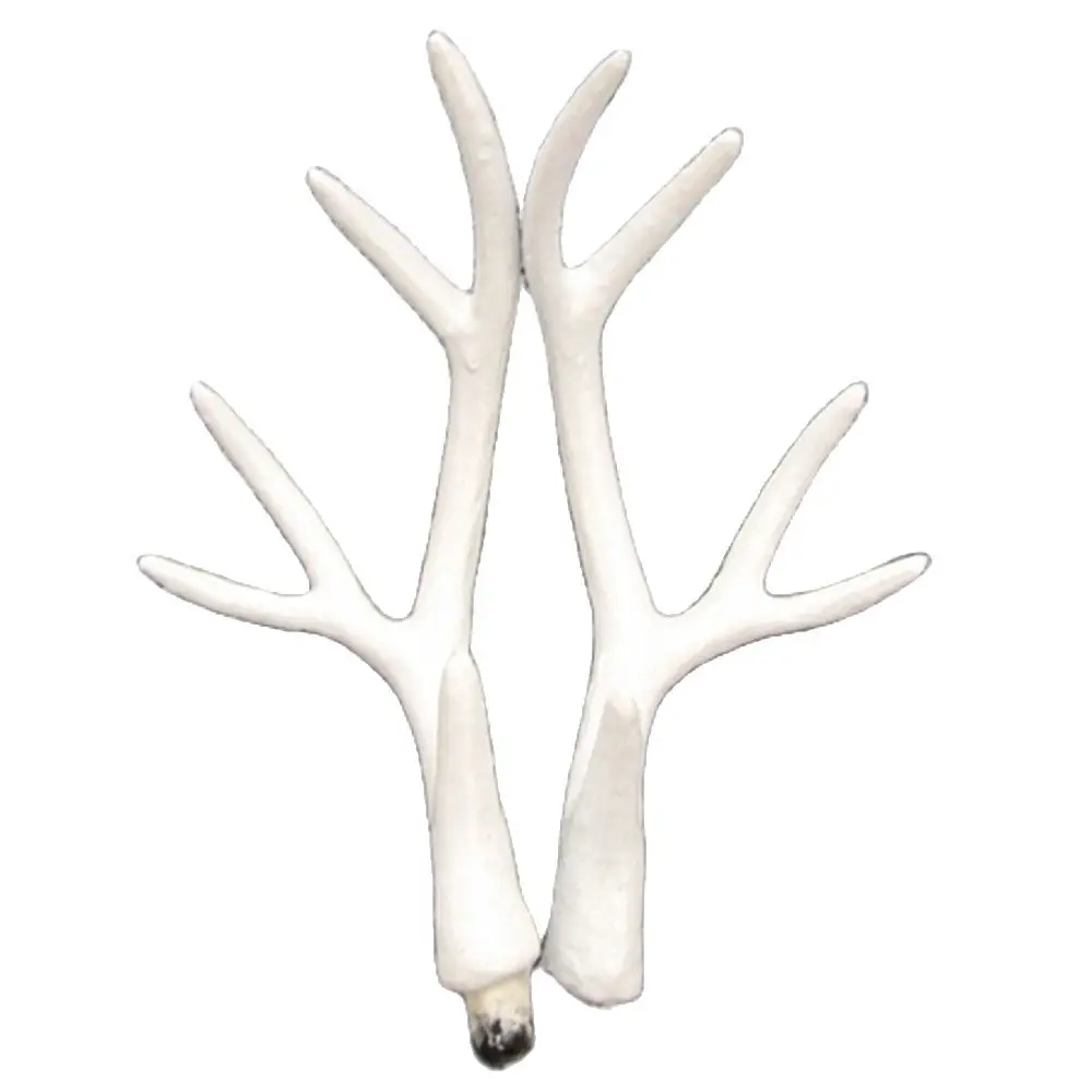 Free shipping 17cm white color deer horn antler for head and property