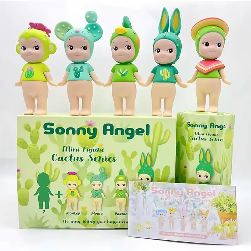 

Sonny Angel Mini Figuhe Cactus Series Mysterious Surprise Blind Box Tide Play Toy Doll Lucky Mascot Hand-Made Christmas Gift