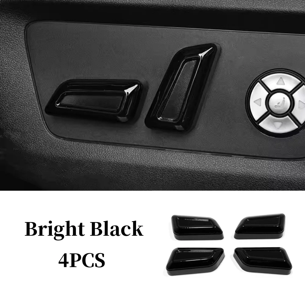 For GWM Great Wall Tank 300 Accessories 2022 2023 ABS Car Seat Adjust Button Cover Trim Sticker Decoration Anti-Scratch Interior