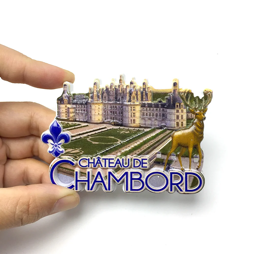 

Chateau de Chambord - Réfrigérateur Magnétique - Matériau de Resine - Décoration de Luxe