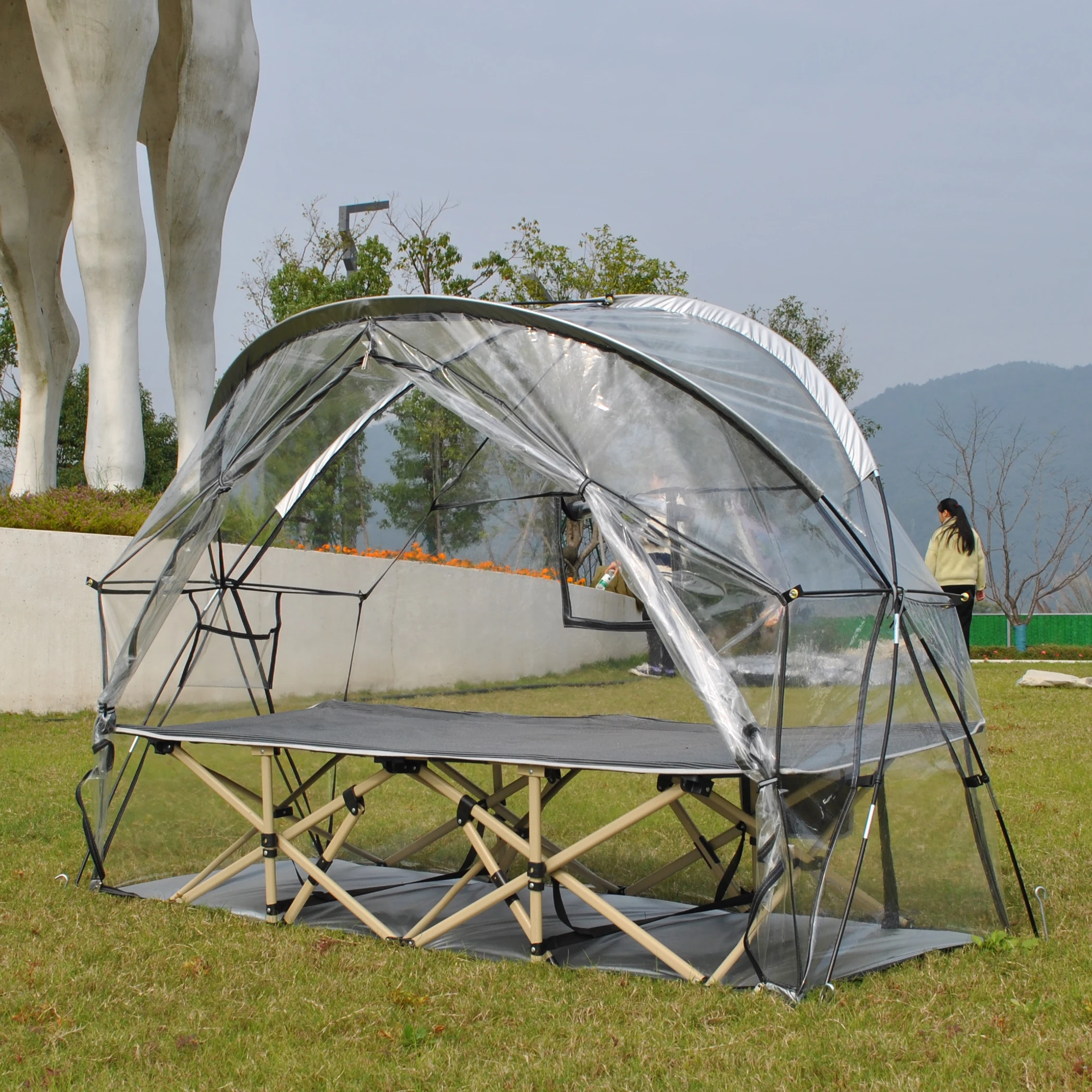 Transparent PVC Four-Season So - Outdoor Camping Solo review and price