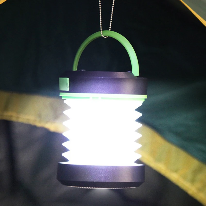 Camping Light Solar Rechargable Foldable Portable Lantern Power Bank Waterproof Flashlight Solar Lamp Camp Outdoor ﻿