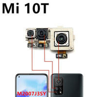Back Facing Main Cameras For Xiaomi Mi 10T Pro Mi10TPro View Backside Frontal Selfie Rear Camera Module Flex Cable Spare Parts