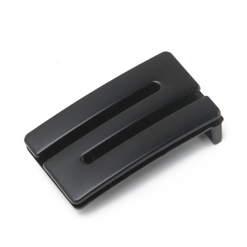 Boucle à lettres brillante en alliage de Zinc argenté, boucle lisse, accessoires de ceinture de poinçonnage polyvalents, boucle d'affaires décontractée