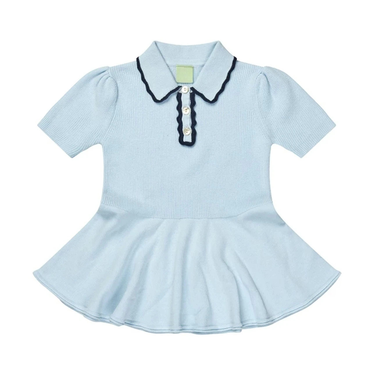 25 جديد الصيف الاطفال محبوك تي شيرت والسراويل القطن لطيف طفلة الزي مجموعة الأطفال منقوشة القمم تيز الأولاد الملابس Fb العلامة التجارية #5