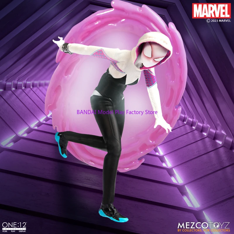 

Original Mezco Toyz Comics One:12 Collective Ghost Spider Spider-Gwen In Stock Anime Action Collection Figures Model Toys