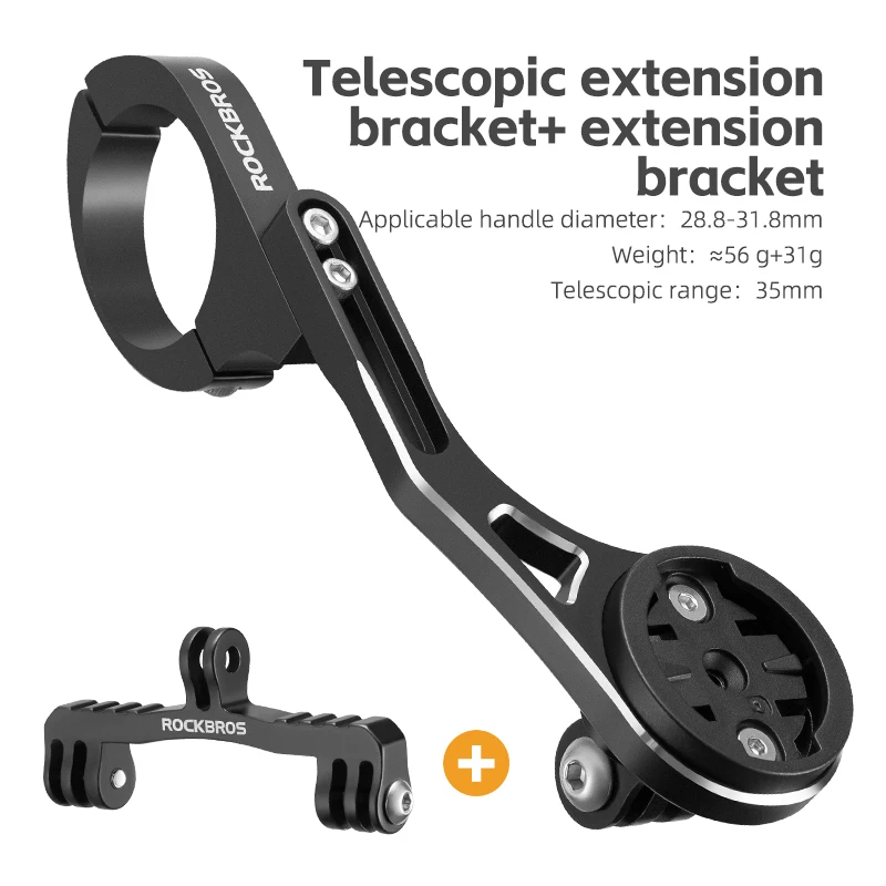 ROCKBROS Speedometer Extension Bracket GPS Bike Support Gopro Holder Cycling Computers Garmin Support For Bicycle Accessories