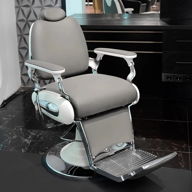 

Retro luxury Vanity Chairs Professional Beauty Salon Chair Furniture Dressing Table Hair Stylist High Heel cadeira Men's Barber