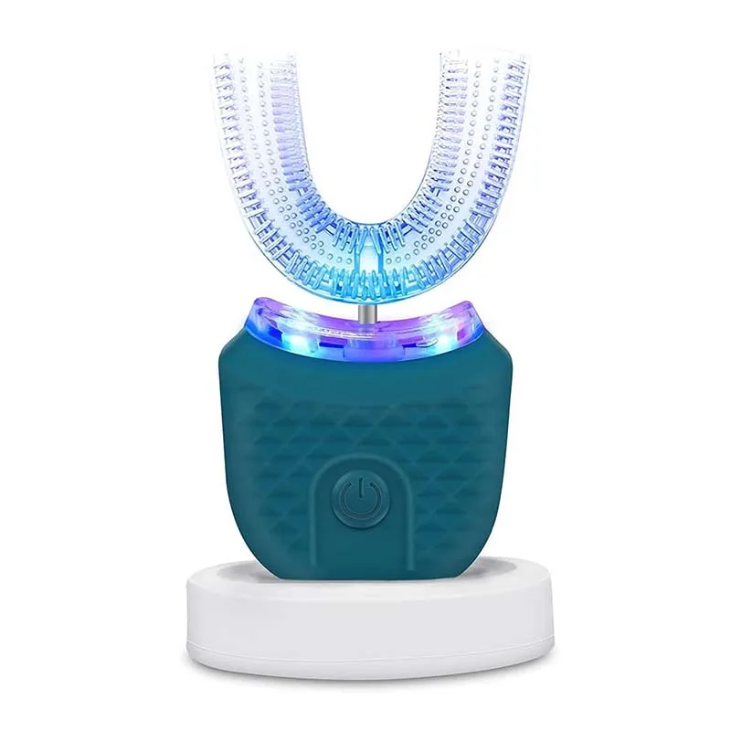 High Quality U-Shaped Electric Toothbrush Wireless Chargeable Automatic Portable Cleaning Silicone Bristle