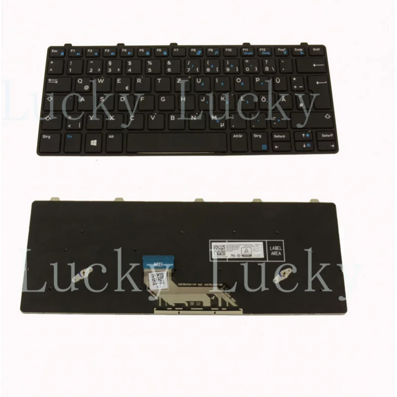 

f WH9TP FOR DELL Latitude 3180 3189 3380 Laptop Keyboard GER 0WH9TP
