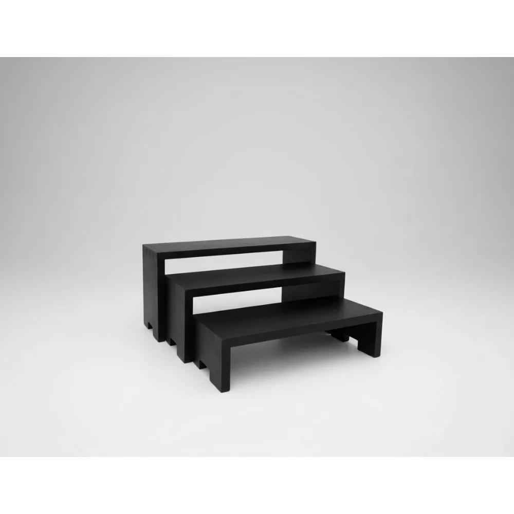 

3 Tier Wooden Display Stands 12 Pieces Stackable Riser for Cupcakes Perfume Organizer Home Decor