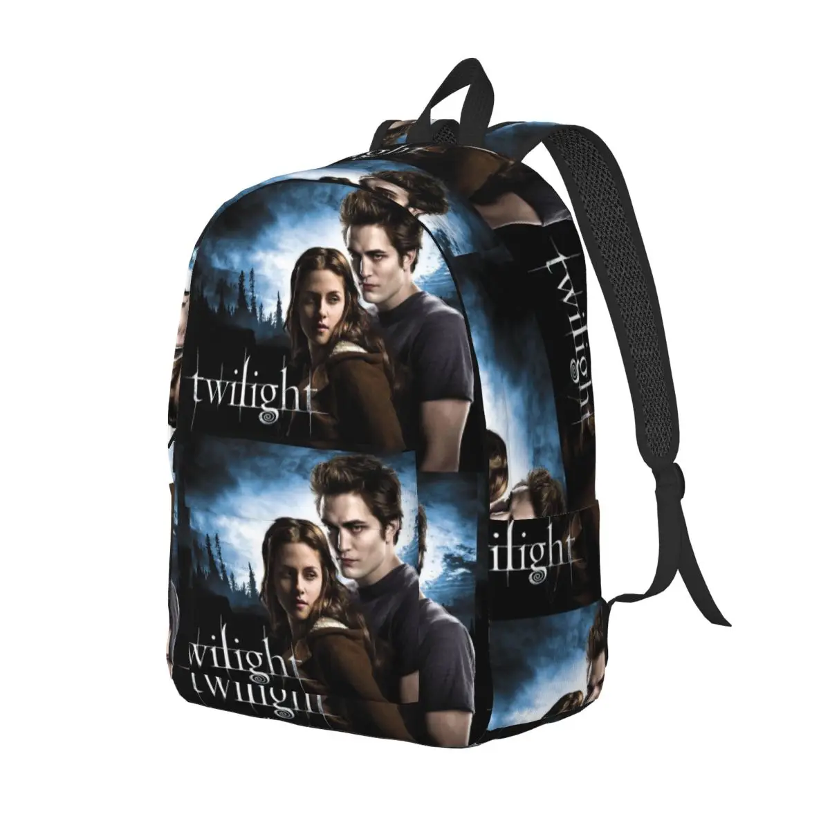 The Twilight Saga Movie for Men Women Student School Bookbag Edward Bella Canvas Daypack Elementary High College Gift