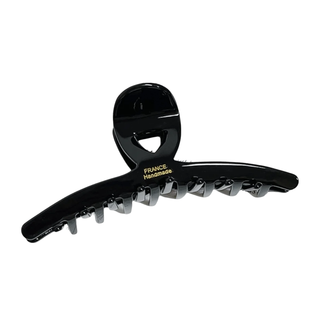 

Fashion High-End Acetic Acid Hair Claws Vintage Elegant French Big Barrettes Coffee Leopard Acetate Large Shark Clip Lady