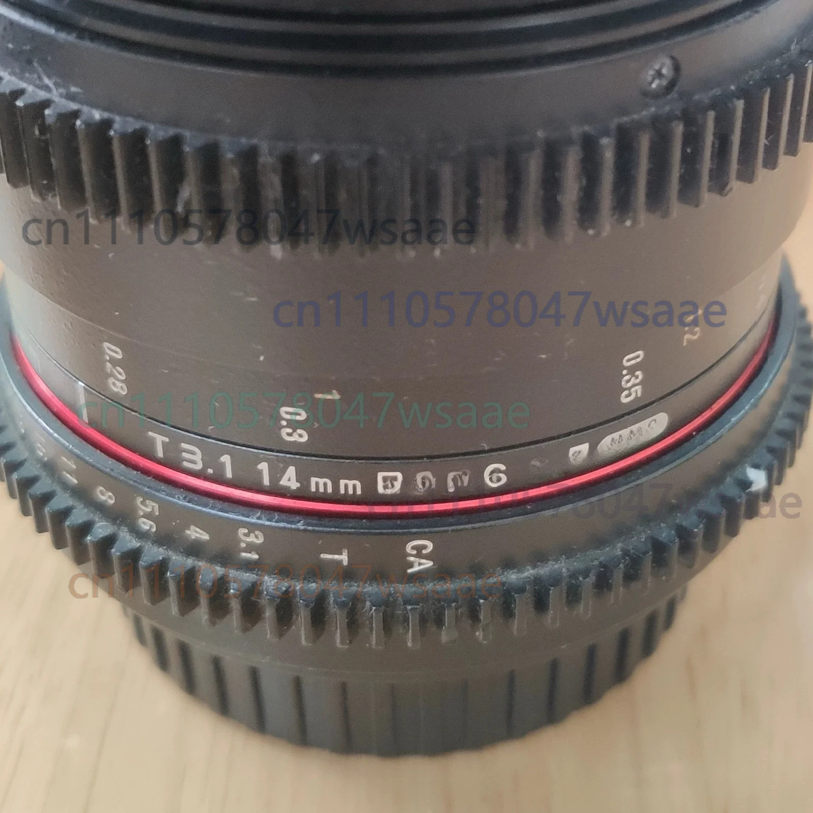For SAMYANG T 3.1 14mm ED IF first and second generation lens hood front cover