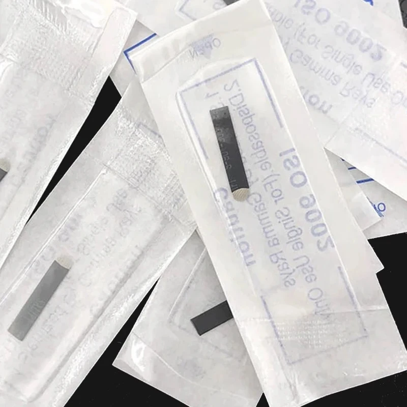 For Permanent Makeup Eyebrow Manual Pen 50pcs 0.18mm 12 14 16 Flex Manual Tebori Blades Microblading Flex U Shape Tattoo Needles