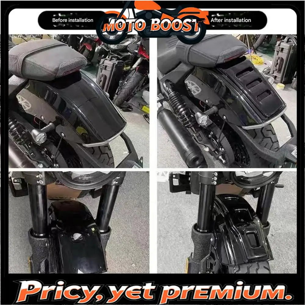 

【Premium quality】For Benda Dark Flag 500 modified parts front and rear fender decorative covers and water flap accessories