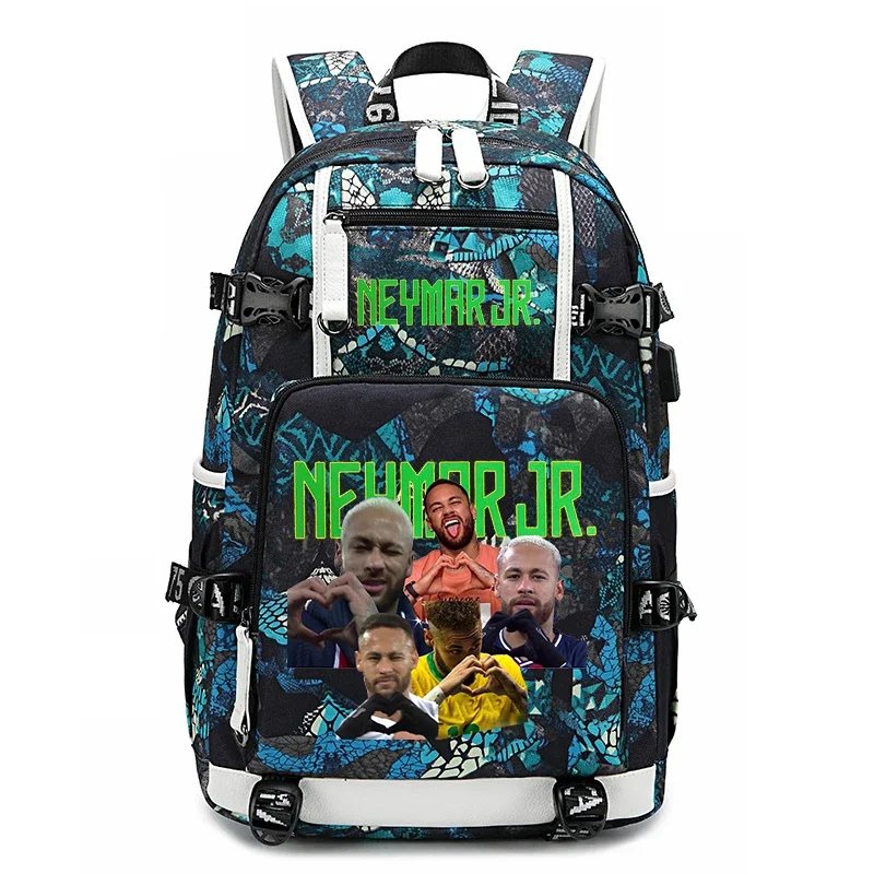 print youth backpack casual student school bag large capacity outdoor travel bag