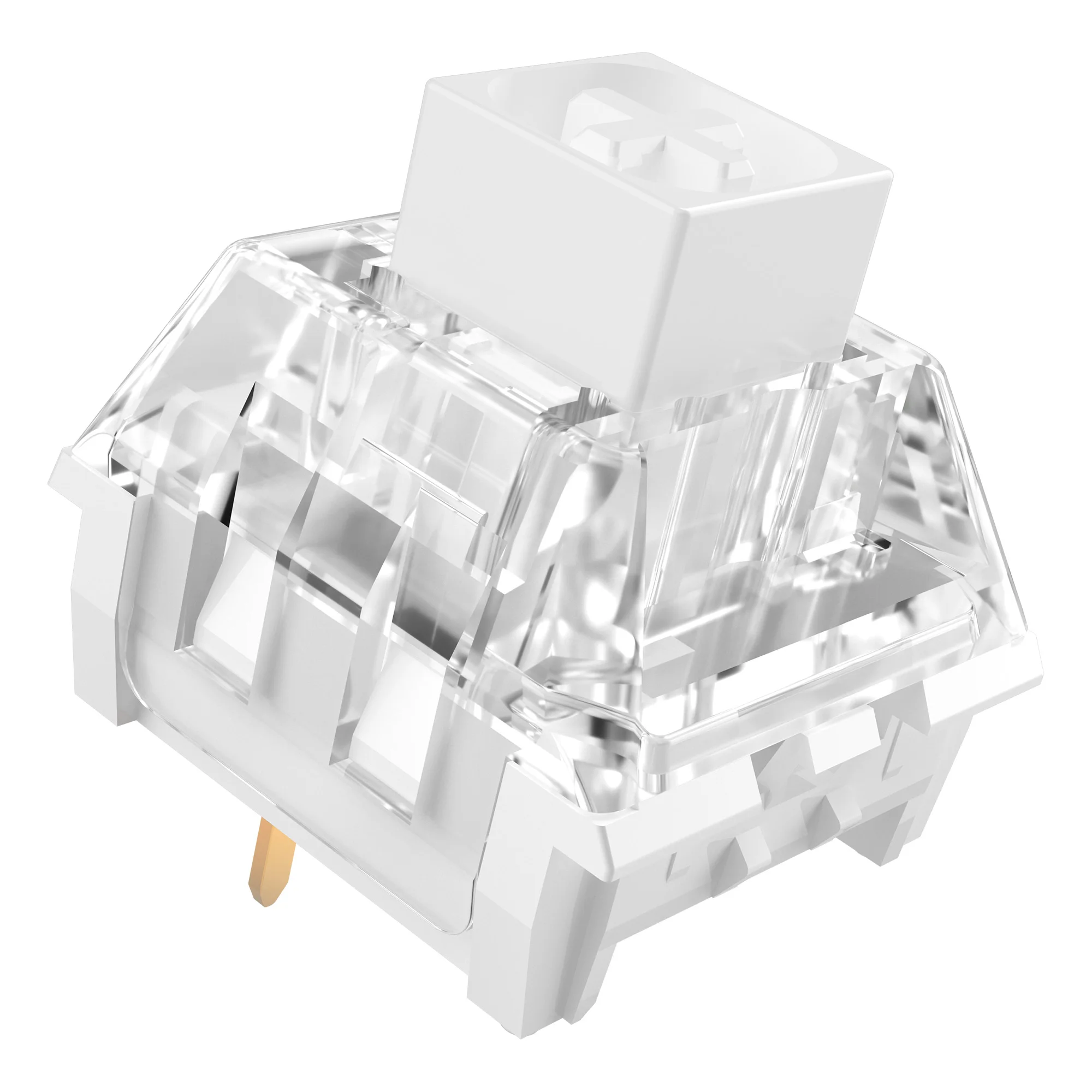 

Белые механические переключатели клавиатуры Kailh Box, 3-контактные 45gf кликки/скоростной набор/игр/водонепроницаемые переключатели