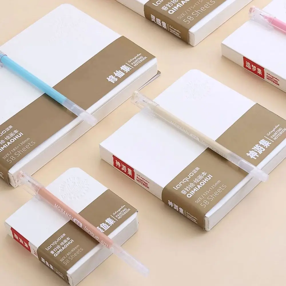 58Sheets High-quality Thick Paper Paint Book Art Supplies Inspiration Record Sketchbook Portable Draw Book