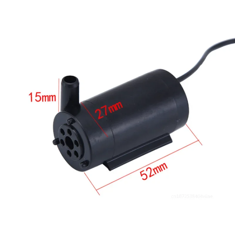 Mini Micro Submersible Water Pump DC 5V USB Low Noise Brushless Motor Pump120L/H