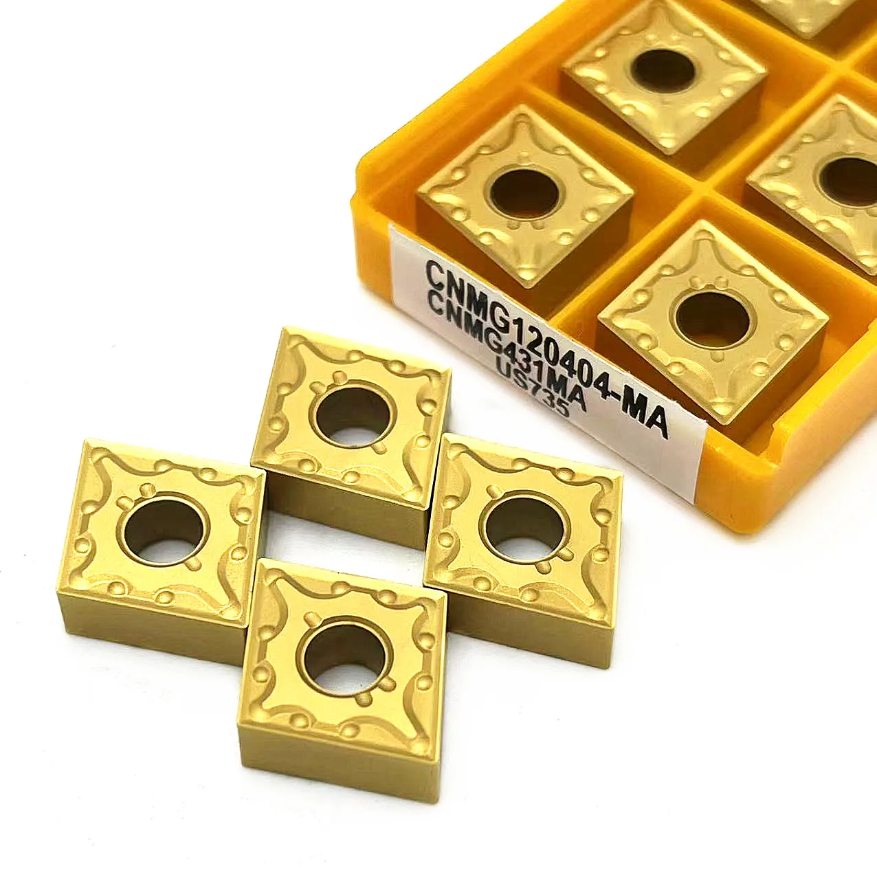CNMG120404 CNMG120408 MA VP15TF UE6020 US735 carbide Inserts External Turning Tool metal lathe tools CNC turning Cutting tool