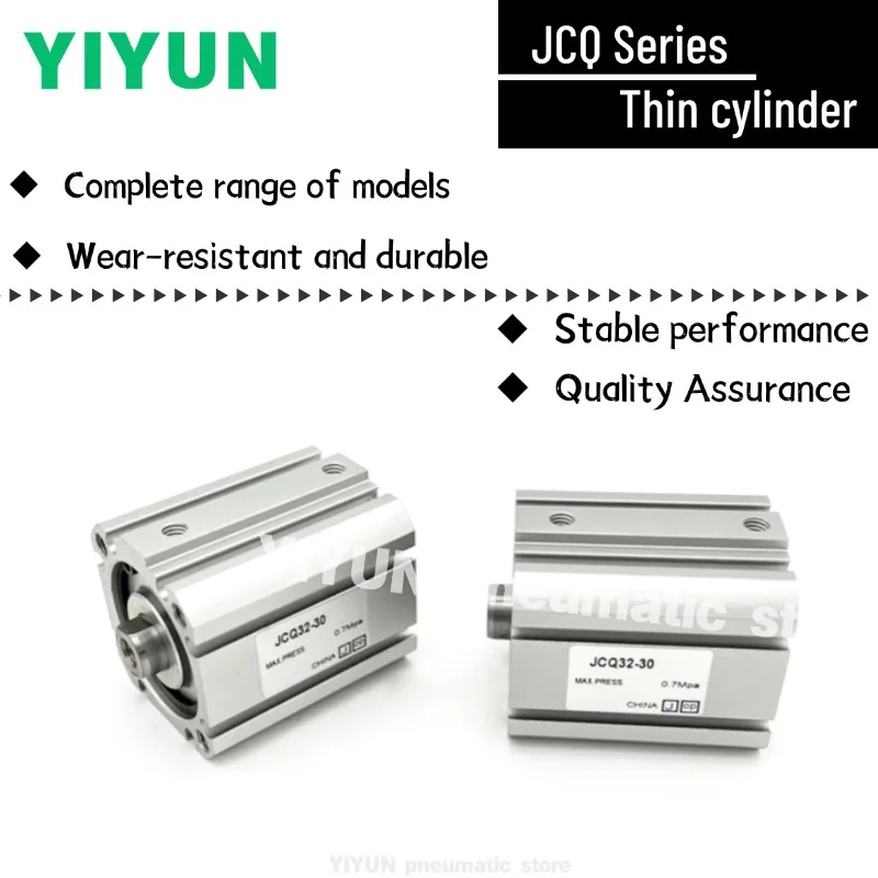 

JCQ/JCDQ50 JCDQ63-10 JCDQ63-20 JCDQ63-30 JCDQ63-40 JCDQ63-50 YIYUN Пневматические инструменты Тонкий цилиндр JCQ Серия JCDQ