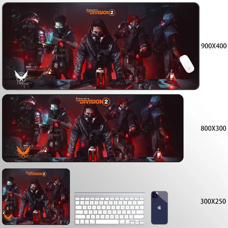 

Tom Clancy's The Division Gaming Mouse Pad Customized Office Desk Pads Large for Computer Non-slip Lockedge Omerta 47 Mouse Pad