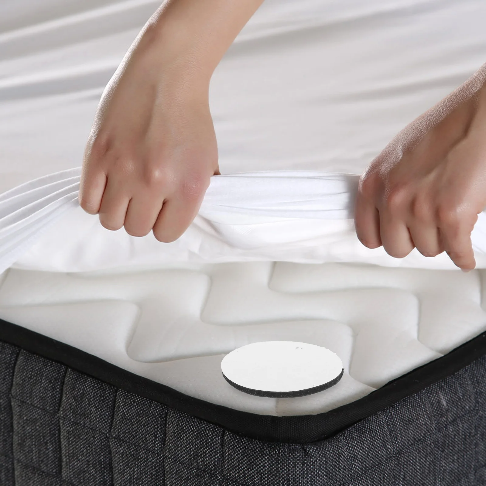 20 قطعة هوك وحلقة المضادة للانزلاق الشريط بقع ذاتية اللصق ل البساط السجاد غطاء سرير تحديد عقد قوي لا بقايا سهلة التطبيق #1