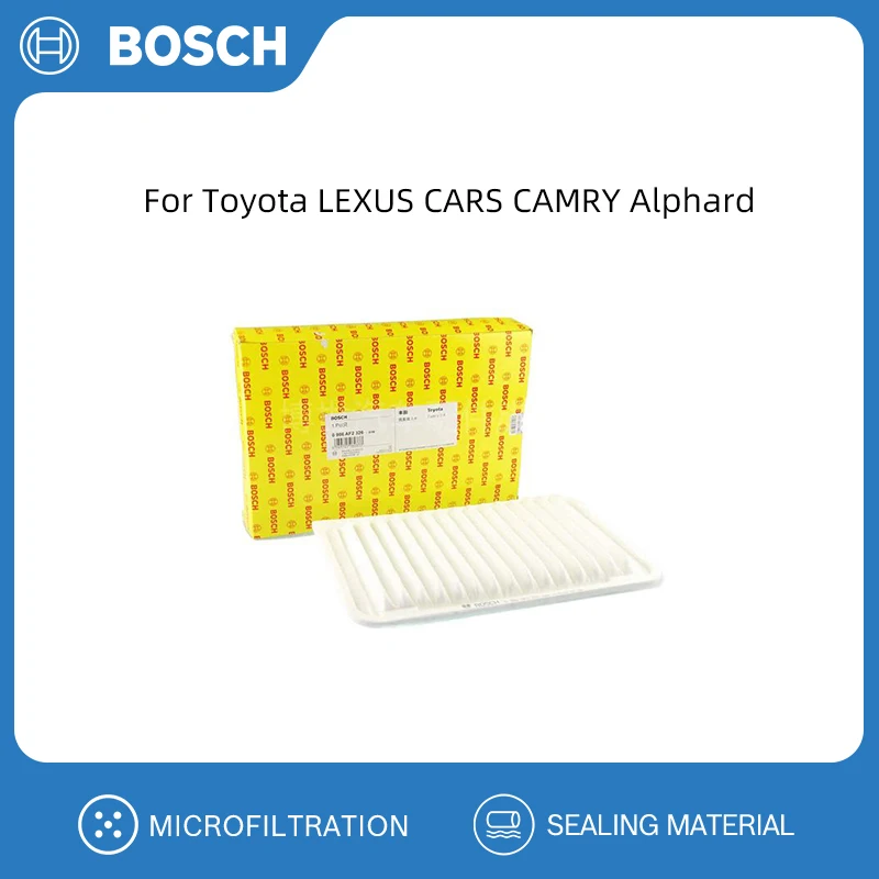 BOSCH Air Filter For Toyota LEXUS CARS CAMRY Alphard Replacement Auto Accessories 17801 28030