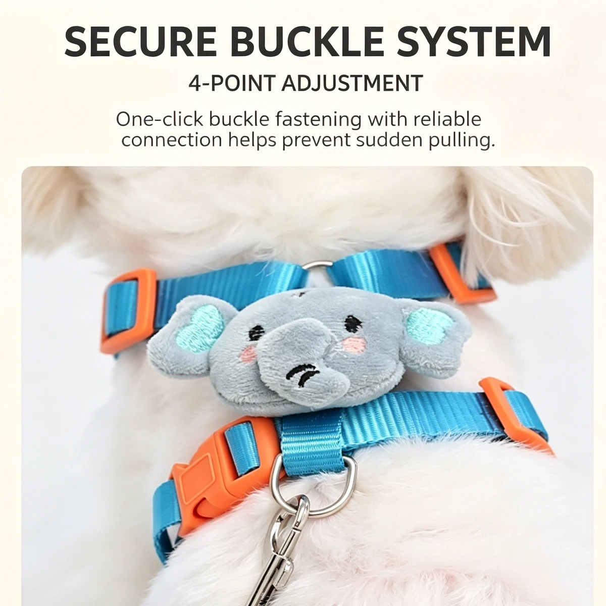 Small Puppy Harness and Leash Set Harnesses for Dogs Strap Dog Collar Tow Anti-escape Supplies Chest Breeds Accessories Vest Pet - view 6