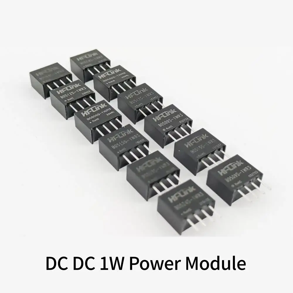 Hilink B0505S-1WR3 3.3V 5V 9V 12V 15V 24V Output 1W 2W DC DC Power Supply Module Isolated B0512SS-1WR3 B1205S-1WR3 B1212S-1WR3