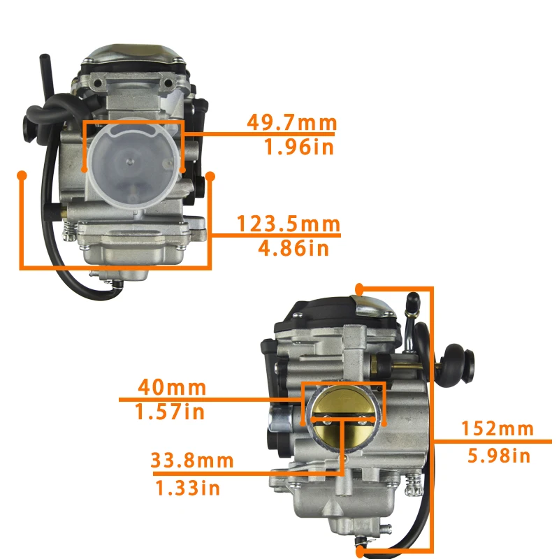 YFM250 1999-2004 Motorcycle Carburetor For Yamaha Bear250 Tracker 250 2WD Bear Tracker YFM350 YFM350FW YFM350X 4X4 ATV Quad 2
