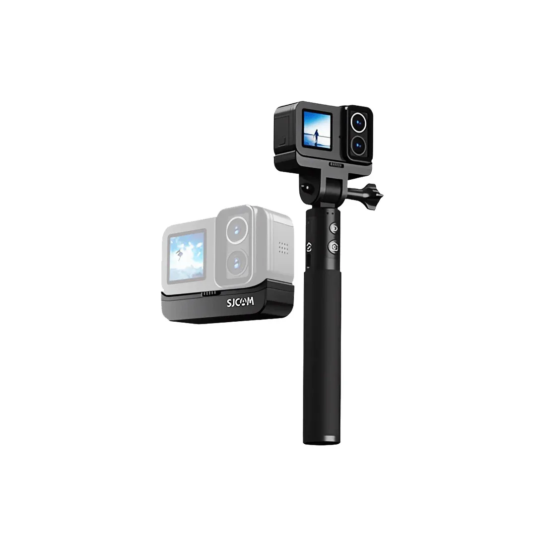SJCAM SJ20 Night Vision Dual Lens Image Stabilization Waterproof Action Camera Motorcycle Helmet Dashcam Outdoor Live Streaming view 6